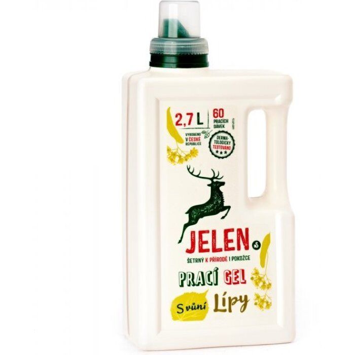 捷克鹿头牌JELEN洗衣液白色衣物专用2,7L