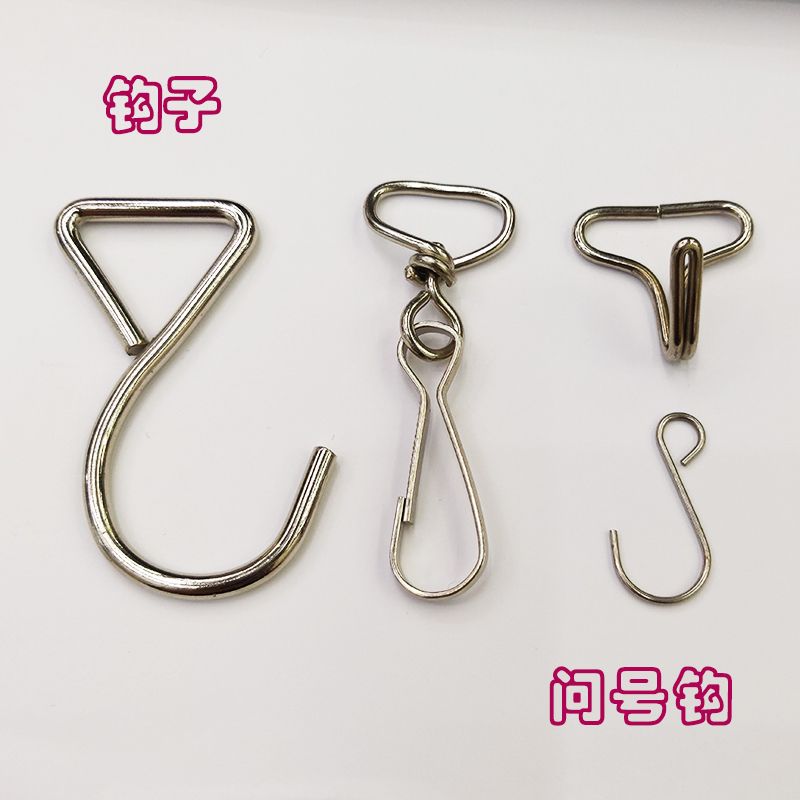 拉芯扣箱包扣金属扣半圆扣方扣圆圈针扣旦扣活动扣厂家直销细节图