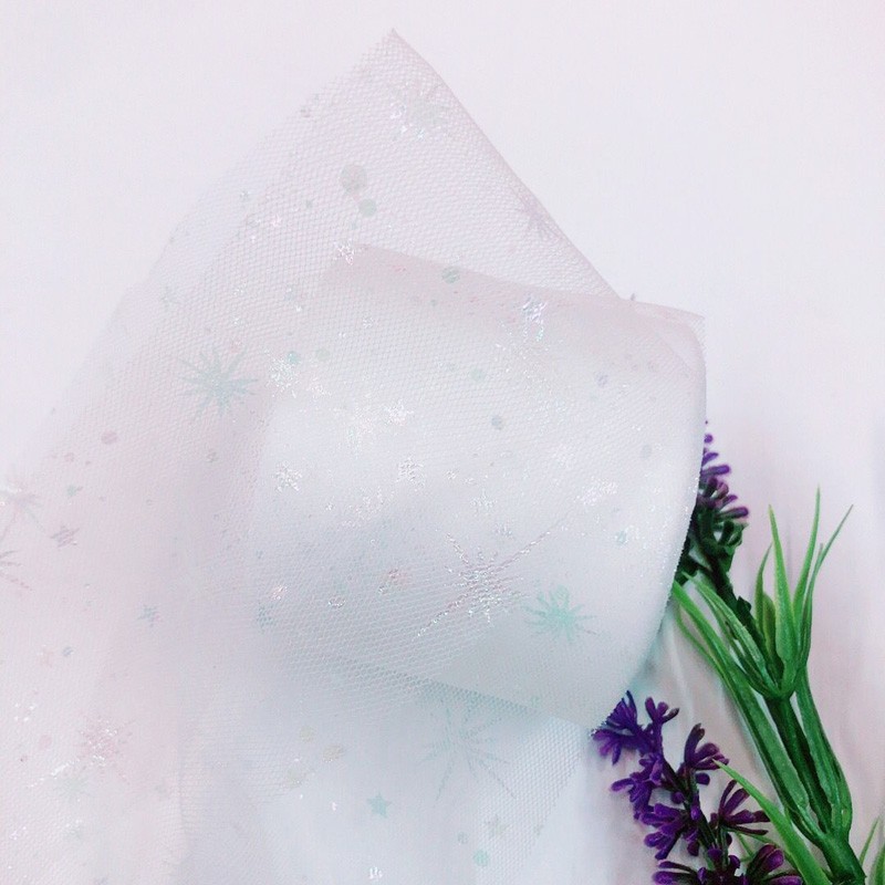 6CM幻彩烟花流星网纱卷纱手工DIY制作发饰辅料头饰丝带蝴蝶结配件 详情图11