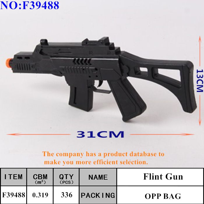 Toy gun flint gun children boys show simulation military model series sound spark gun toy booth foreign trade wholesale yiwu small goods best-selling toy F39488