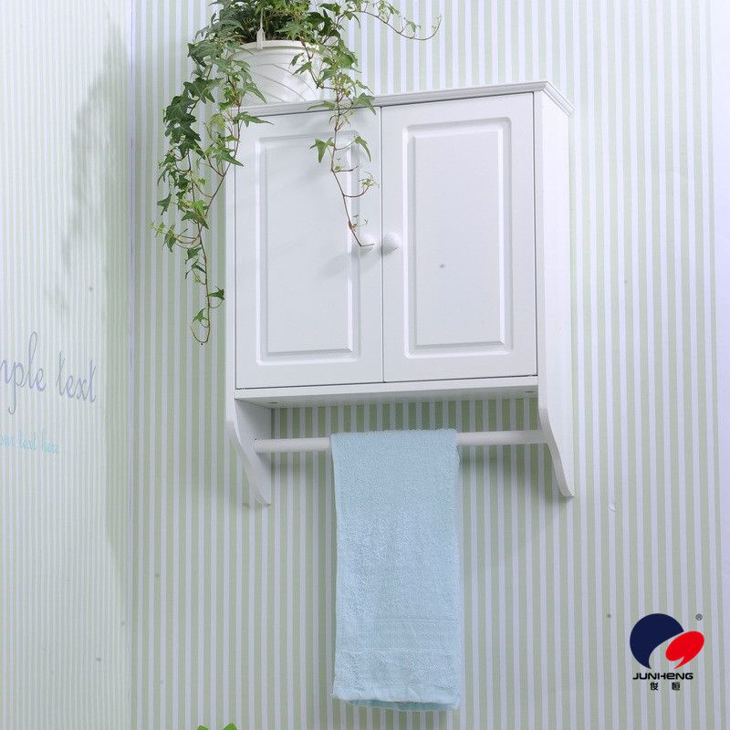 浴室柜欧式毛巾挂柜家具时尚卫浴吊柜创意收纳储物壁柜图