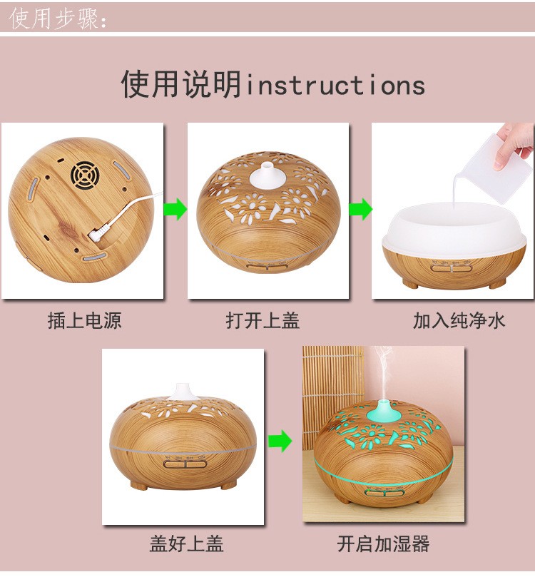  家用卧室空气净化静音加湿器详情图3