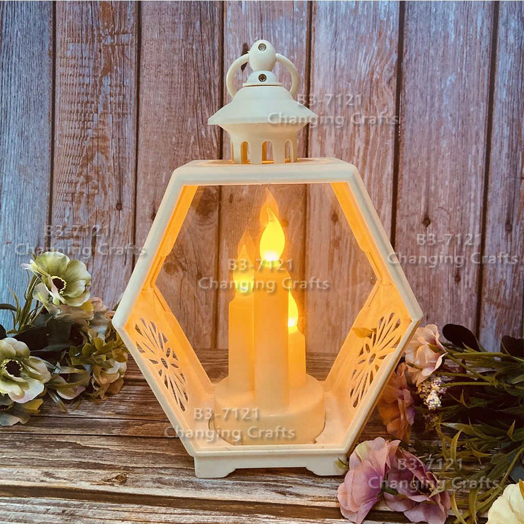 Ramadan plastic antique kerosene flame lamp wind lamp decoration process electronic candle creative ornaments Street stall goods imported ten thousand Christmas decoration cross border wholesale shiver sonic boom wedding road LED LED lantern soft decoration 236 full figure