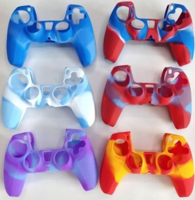 PS5 handle camouflage silicone sleeve PS5 protective sleeve Handle sleeve Multi-color ps5 soft rubber sleeve rocker cap