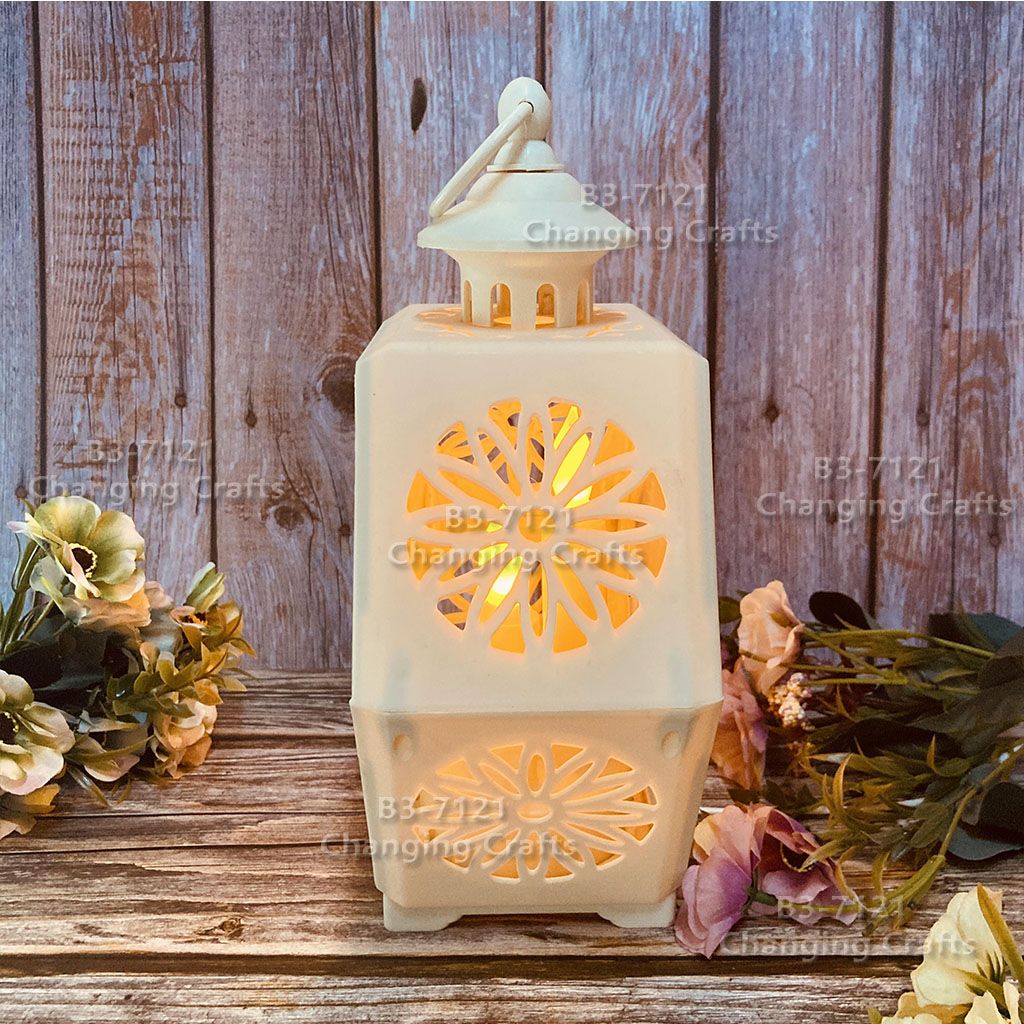 Ramadan plastic antique kerosene flame lamp wind lamp decoration process electronic candle creative ornaments Street stall goods imported ten thousand Christmas decoration cross border wholesale shiver sonic boom wedding road LED LED lantern soft decoration 236 details Picture