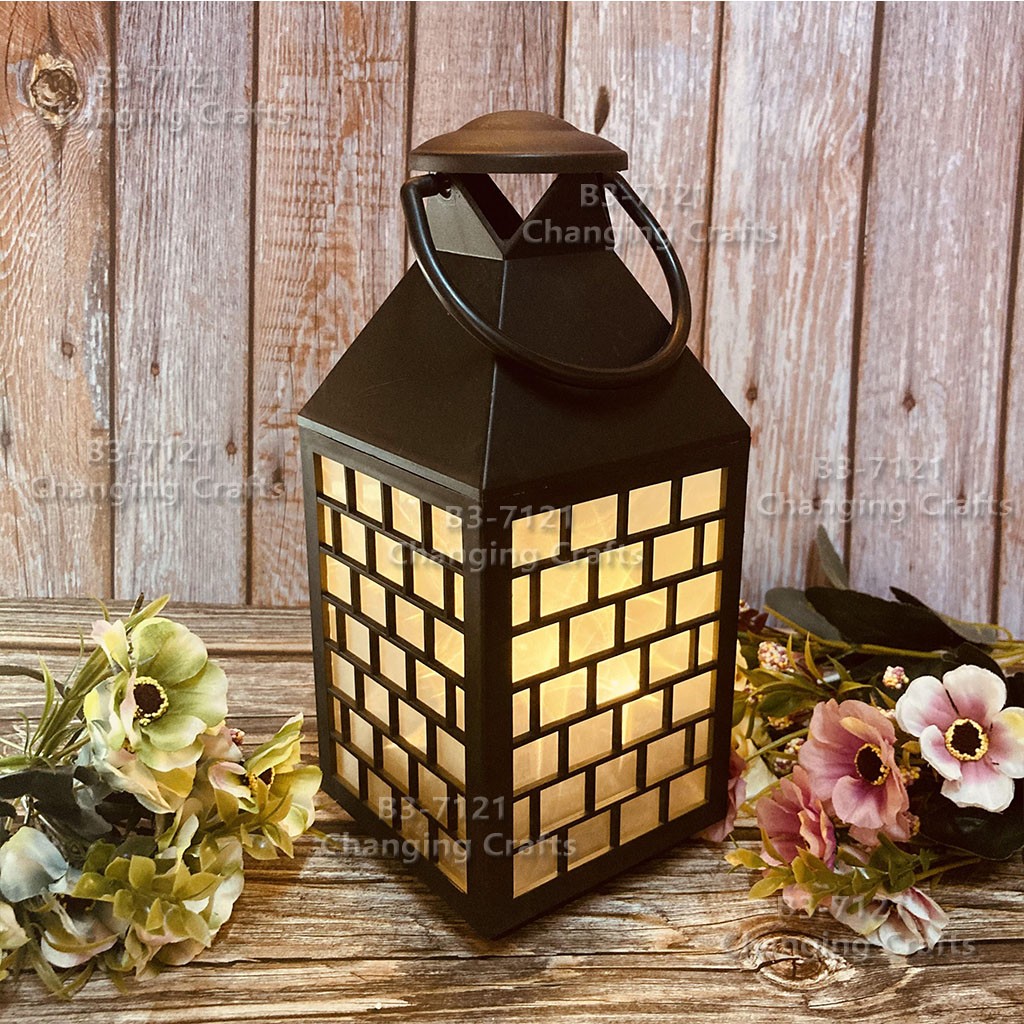 Ramadan plastic antique kerosene flame lamps, wind lamps, decorative craftsmanship, electronic candles, creative accessories, street stall goods, imported ten thousand Christmas decorations, cross-border batch, shaking sound bestsellers, wedding road guides, LED horse lanterns, soft decoration props 244 detail image 2