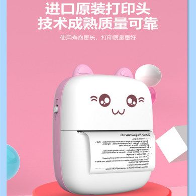 2021 New C9 pocket error thermal printer barcode Sticky Note Meow Meow machine Error machine for children details Picture