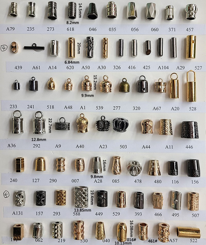 金属弹簧扣 金属吊钟装饰扣绳头绳至调节扣锌合金弹簧扣锌合金扣详情8