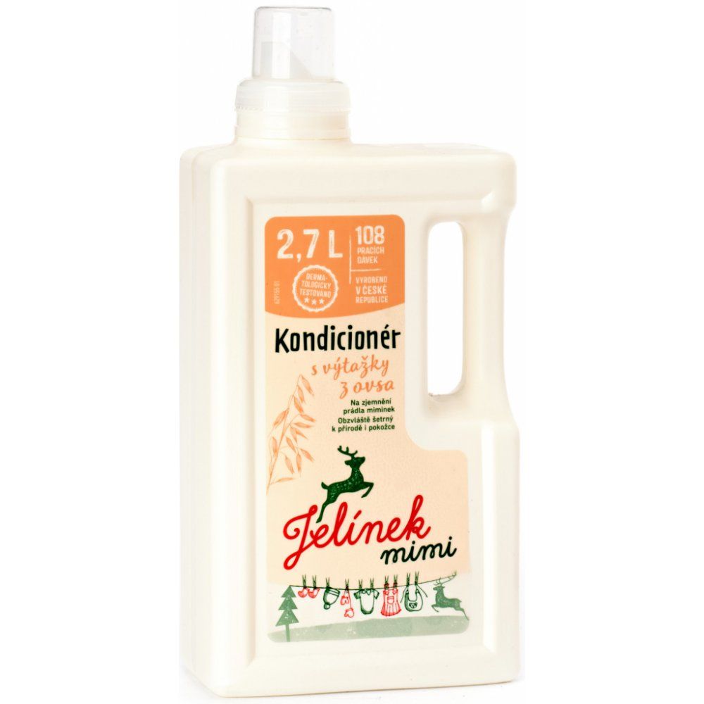 捷克鹿头牌JELEN婴幼儿专用柔软剂含燕麦提取 2,7L