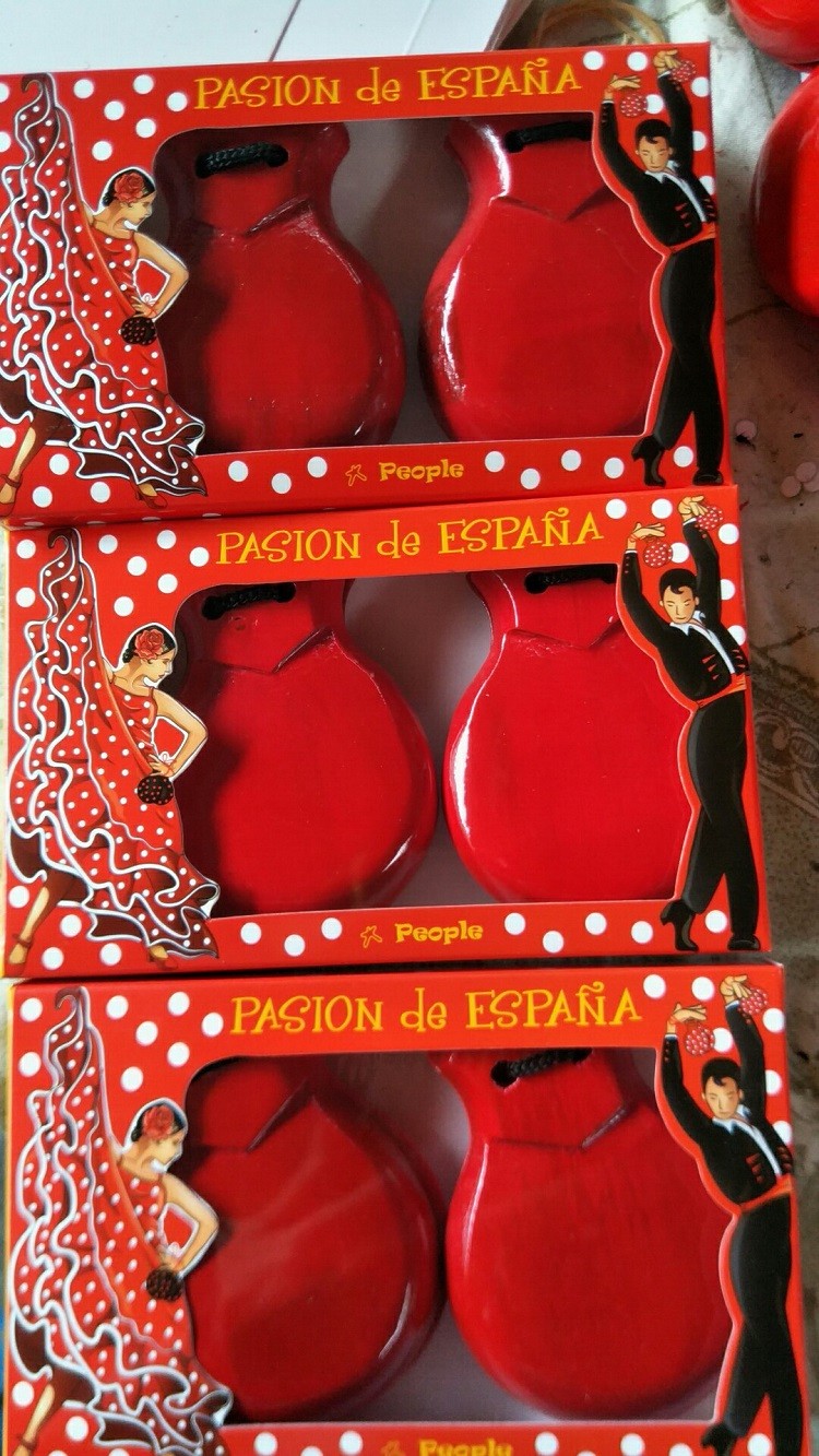 德祯   供应厂家打击乐器  西班牙光板响板  平板响板响拍详情图1