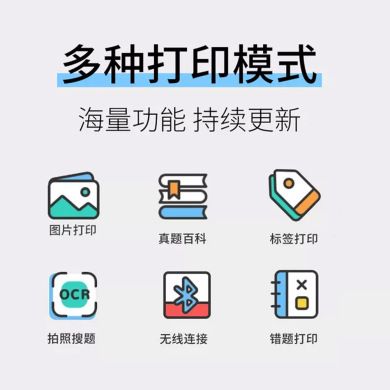 New C15 student error printer Amazon barcode label thermal printer one piece Application Scenario