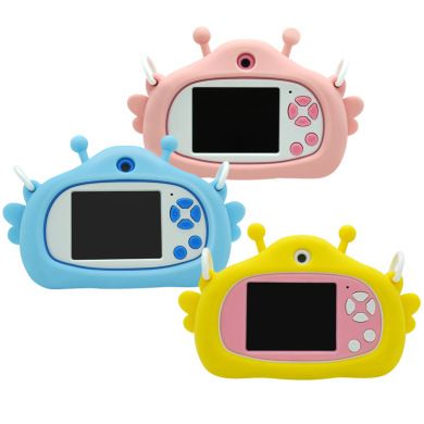 The new X400 children's digital camera, the little Bee private mold silicone case cartoon baby toy camera, can take photos details Picture