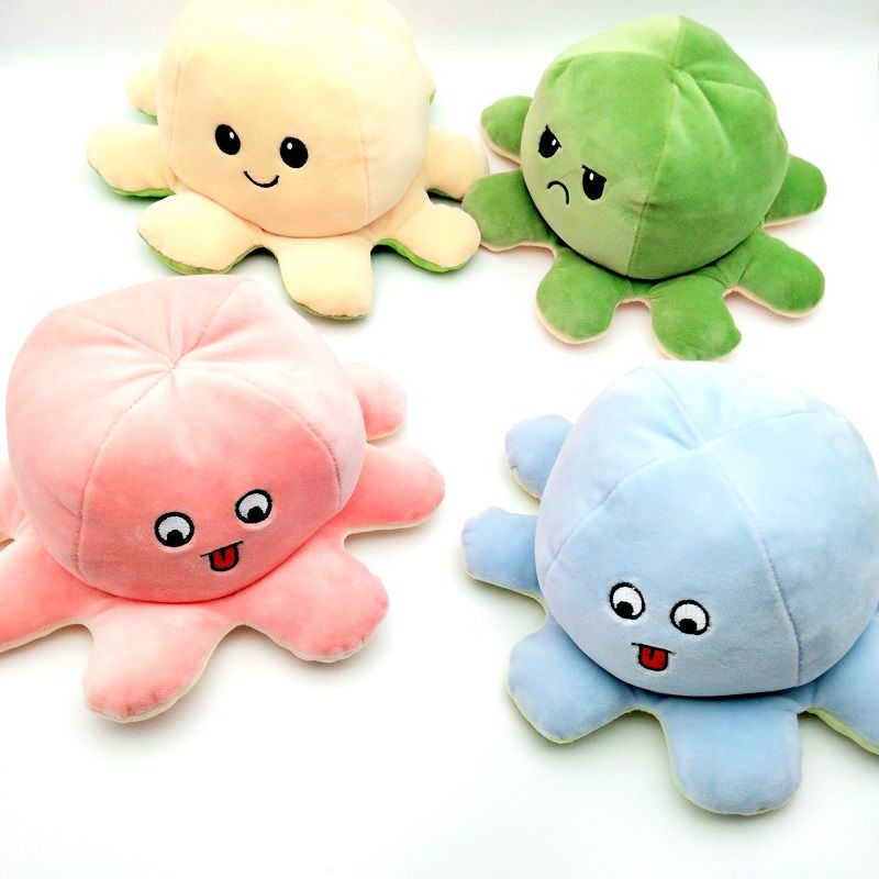 Double octopus doll Flip octopus doll Octopus plush toy double reversible doll reversible octopus