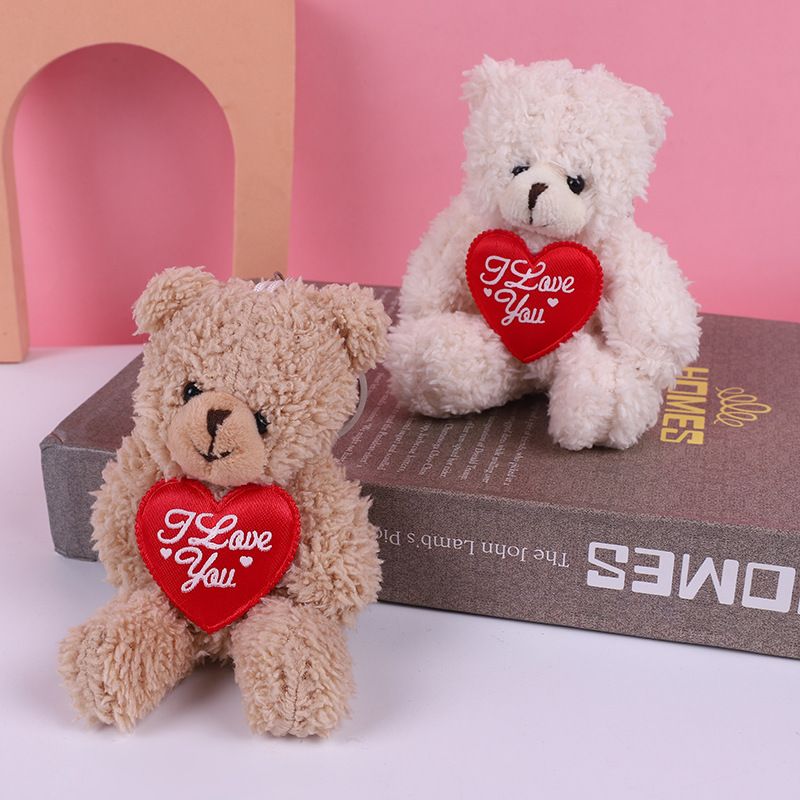 Factory direct sales with free shipping for popular joint bear rabbit, teddy bear, plush toy doll, Mihu doll, pineapple bear, wishing rabbit pendant Specification image