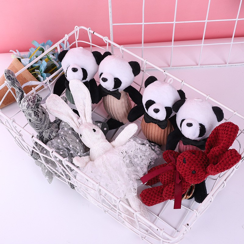 网红熊猫挂件毛绒公仔娃娃玩偶服装辅料配件泰迪熊小礼品详情2