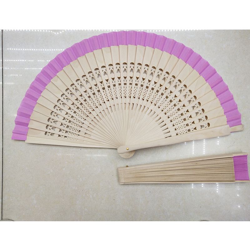 Spanish wooden fans, hand-painted wooden fans, folding fans, factory direct sales, customized advertising fans, hand-painted fans, dancing fans wholesale details Picture