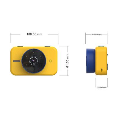 New X17 Children's camera 5000W pixel 4K Ultra HD digital dual camera Action camera