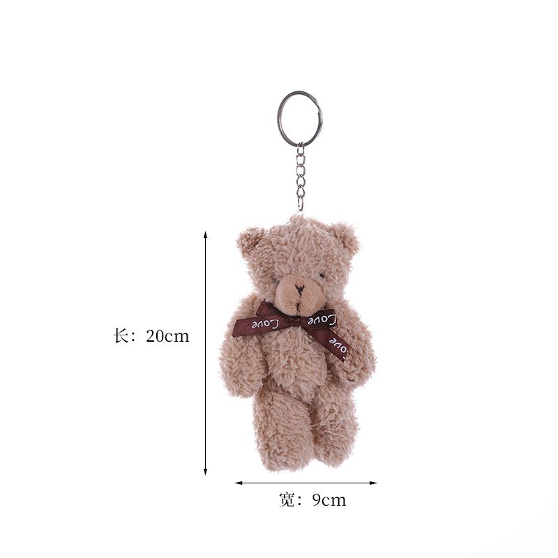 Factory direct sales with free shipping for popular joint bear rabbit, teddy bear, plush toy doll, Mihu doll, pineapple bear, wishing rabbit pendant Item Picture