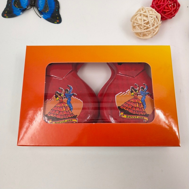 Xiangpaijia, a Spanish dance bullfighting wooden castanboard factory, offers direct sales of custom advertising fans and hand-painted fans for wholesale detail image 5