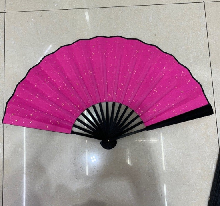 10寸男扇 绢扇子折扇 宣纸扇 广告扇潮语扇扇子网红文字扇写字扇详情图4