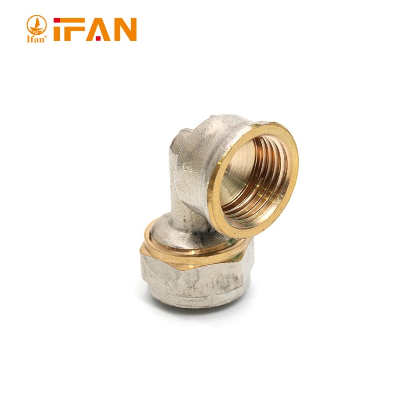 IFAN 01款铜接头 Female Elbow L18×1/2"F详情图1