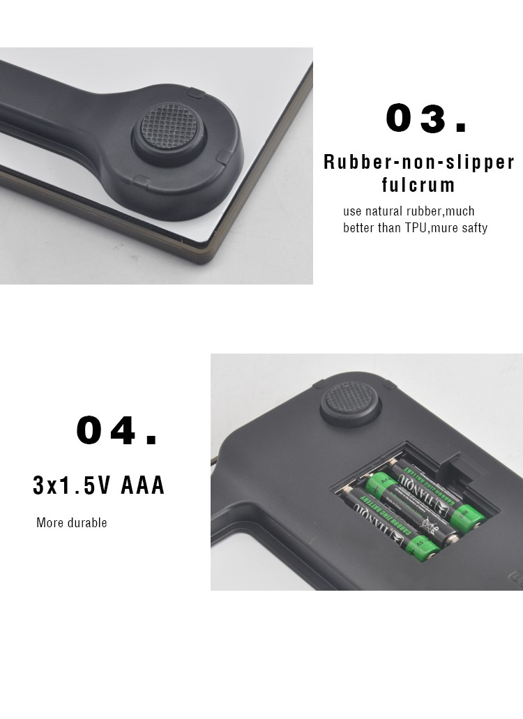 [Constant-3089A]家用电子人体秤简约风白色LED显示浴室秤180kg详情4