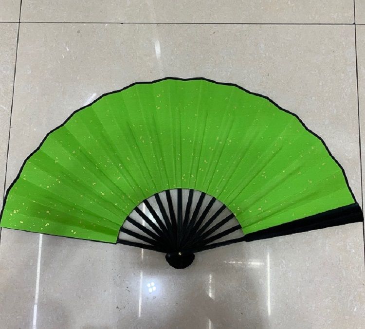 10寸男扇 绢扇子折扇 宣纸扇 广告扇潮语扇扇子网红文字扇写字扇白底实物图