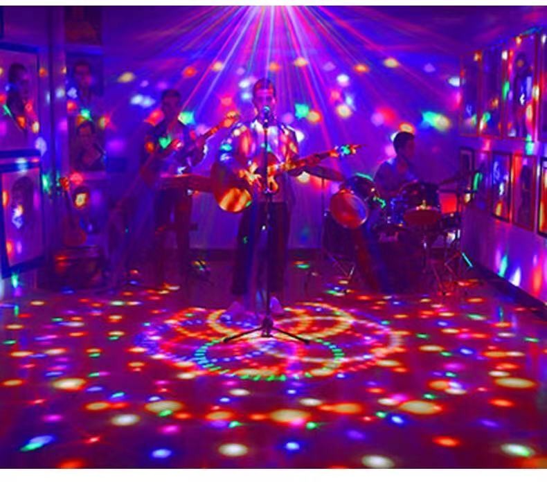 流星雨蓝牙LED舞台灯大魔球声控遥控音响LED音乐舞台灯 详情图4