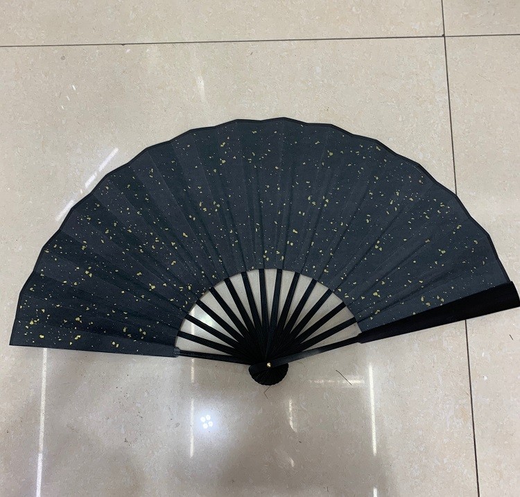 10寸男扇 绢扇子折扇 宣纸扇 广告扇潮语扇扇子网红文字扇写字扇详情图9