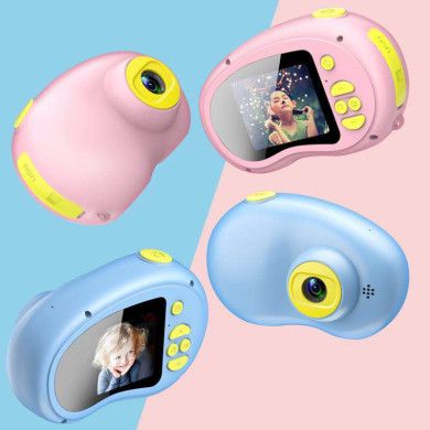 Step into the new HD children's digital camera toy Cute baby photo mini SLR cartoon camera