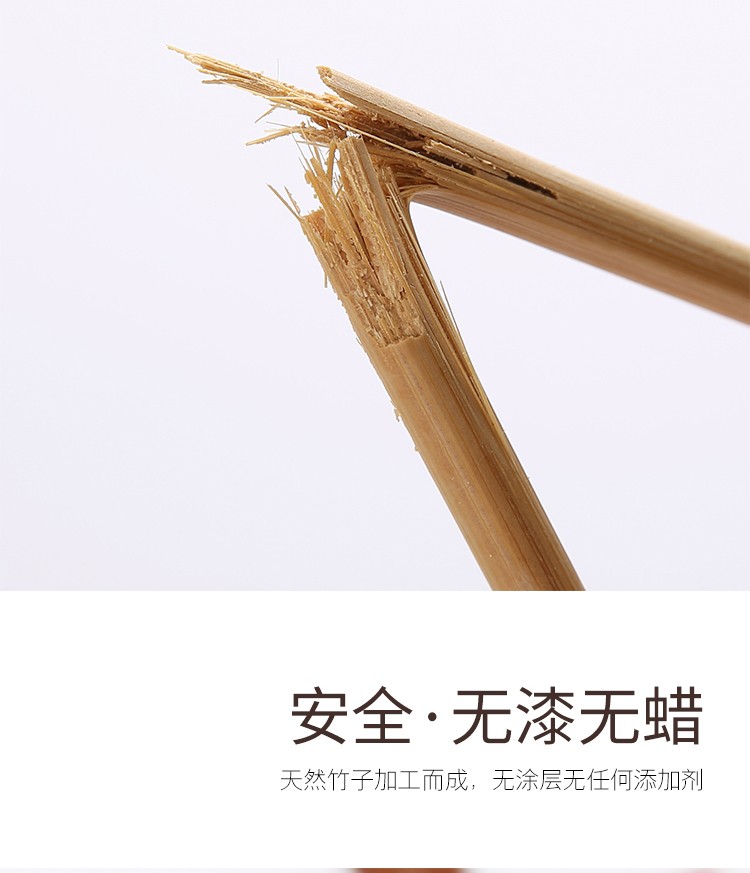 天然环保楠竹筷子 纯竹制餐桌筷子高档中国风筷子批发详情图5