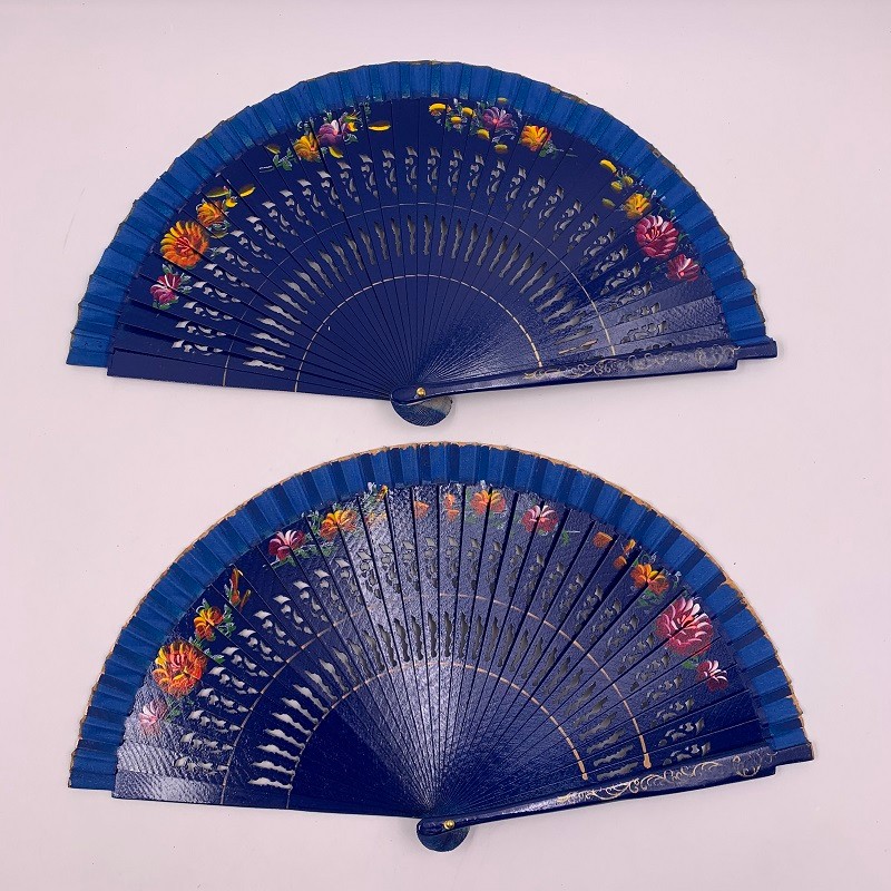 网红汉服甩扇  好开合扇子  旗袍走秀跳舞扇  西班牙跳舞扇  双面画花详情图14