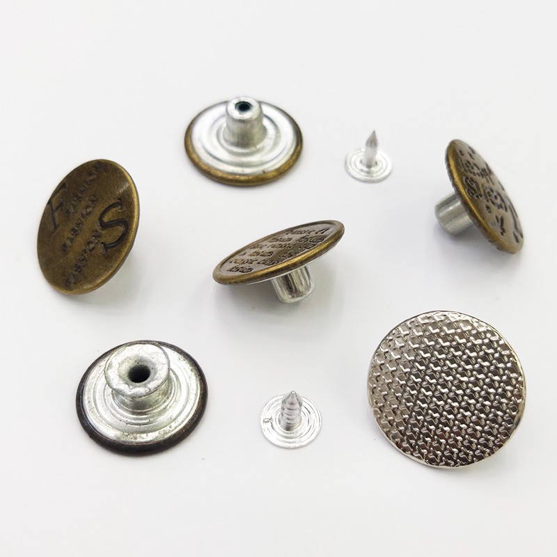 牛仔扣工字扣纽扣金属扣固定摇头空心15MM17MM20MM详情3