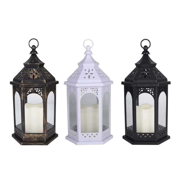 Christmas gift lamp wind lamp outdoor lamp hand lamp flame lamp candle lamp