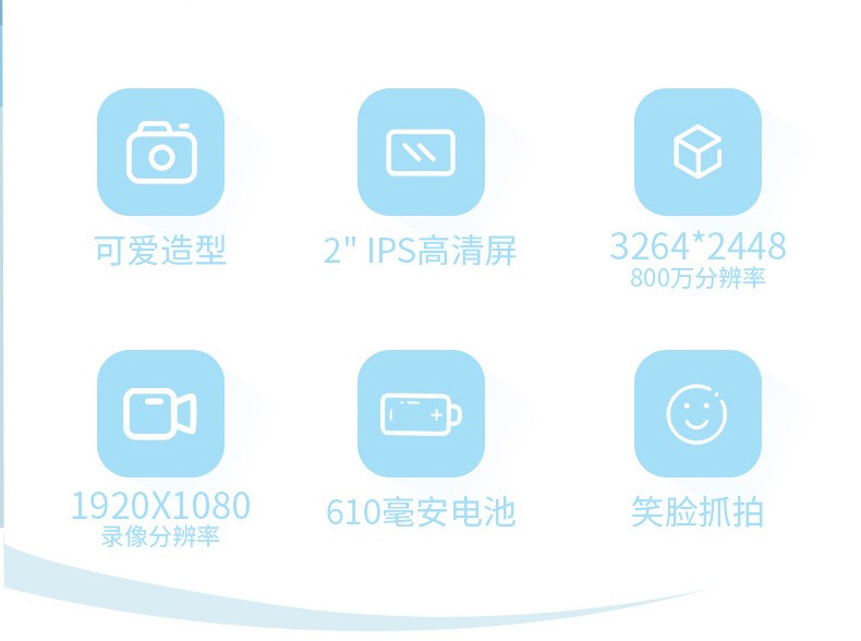 Wholesale of genuine best-selling third-generation PLUS children's cartoon digital camera silicone small single-lens reflex action camera toys detail image 2