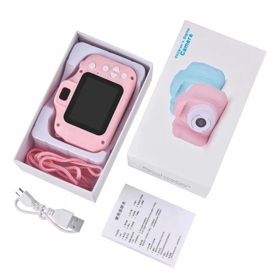 New product A100 children's digital camera, high-definition cartoon photography, cartoon boys' and girls' toy camera, cross-border direct sales detail image 8