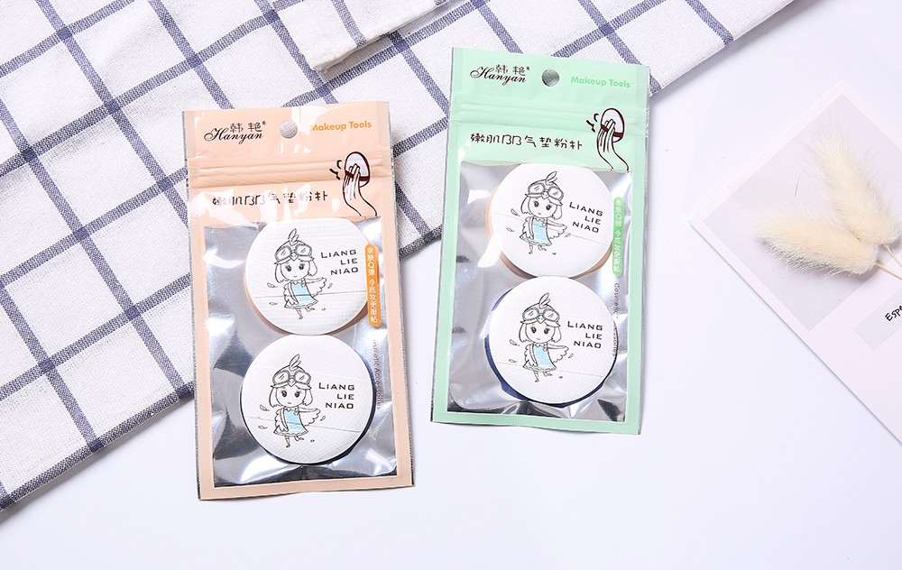 韩艳化妆棉海绵散粉通用干湿两用气垫BB粉扑0623化妆工具批发详情图4
