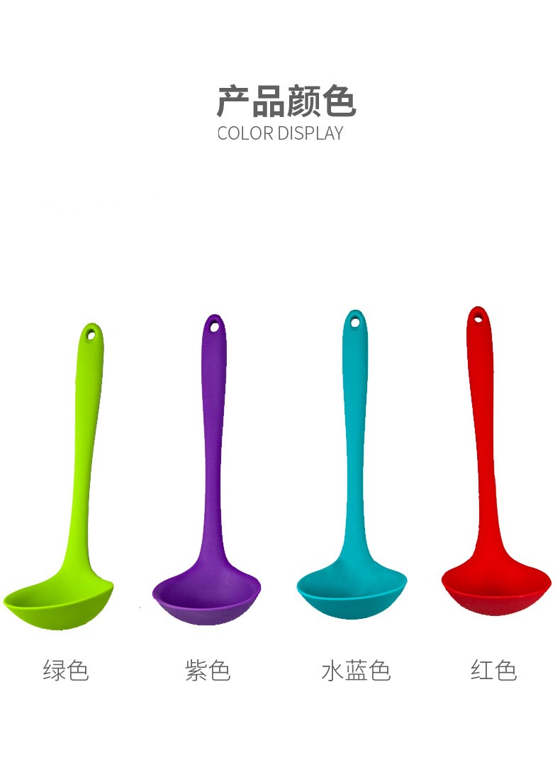 Silicone small soup spoon detail image 6
