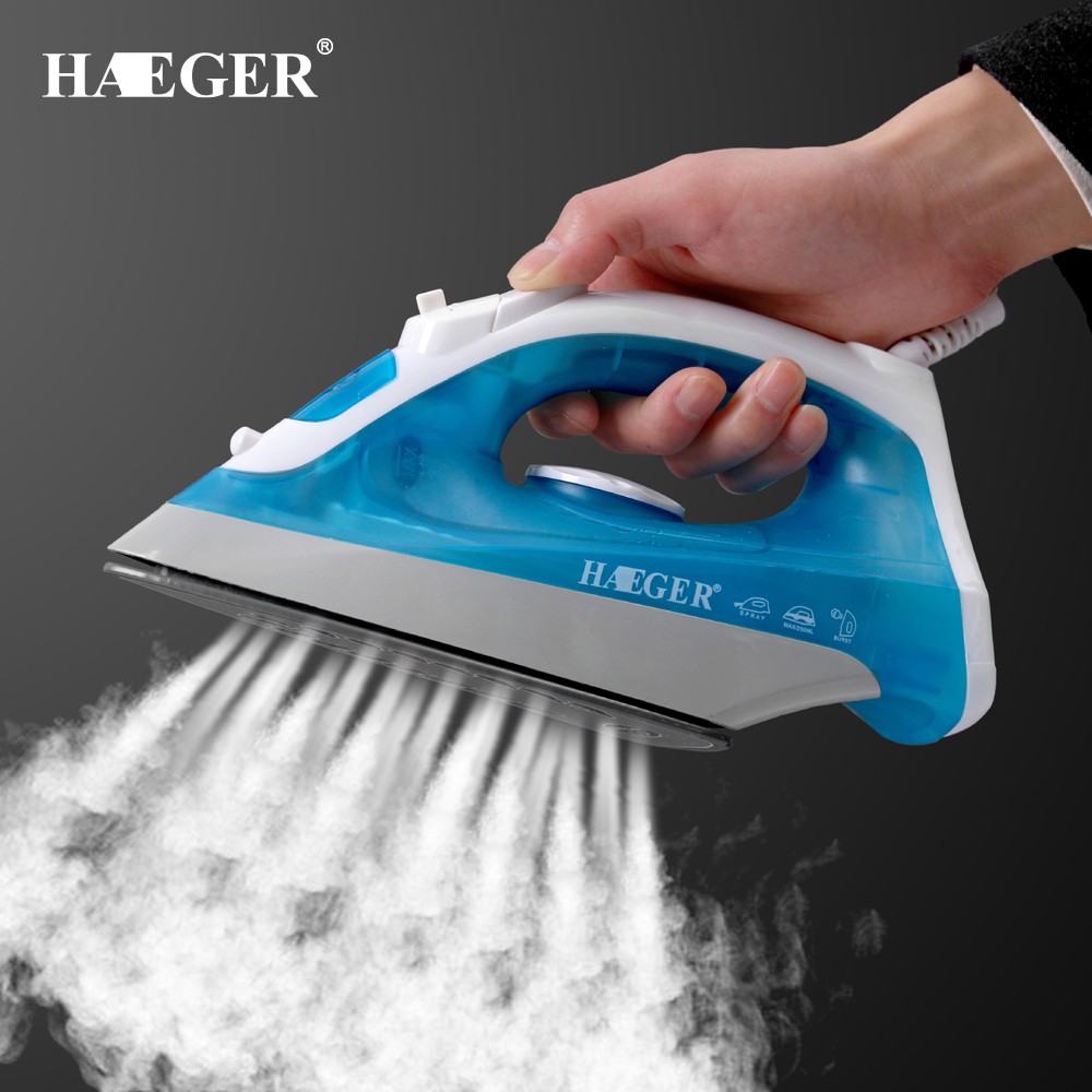 European standard best-selling R.1229 household handheld steam iron, small portable iron 1200W wholesale detail image 2