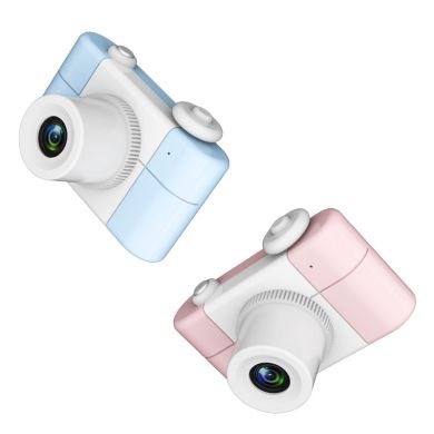Wholesale of genuine best-selling third-generation PLUS children's cartoon digital camera silicone small single-lens reflex action camera toys details Picture