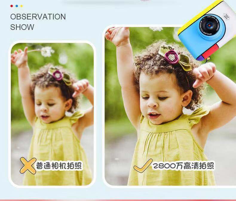 wifi卡通儿童相机双镜头迷你单反运动摄像数码照相机玩具跨境详情图4