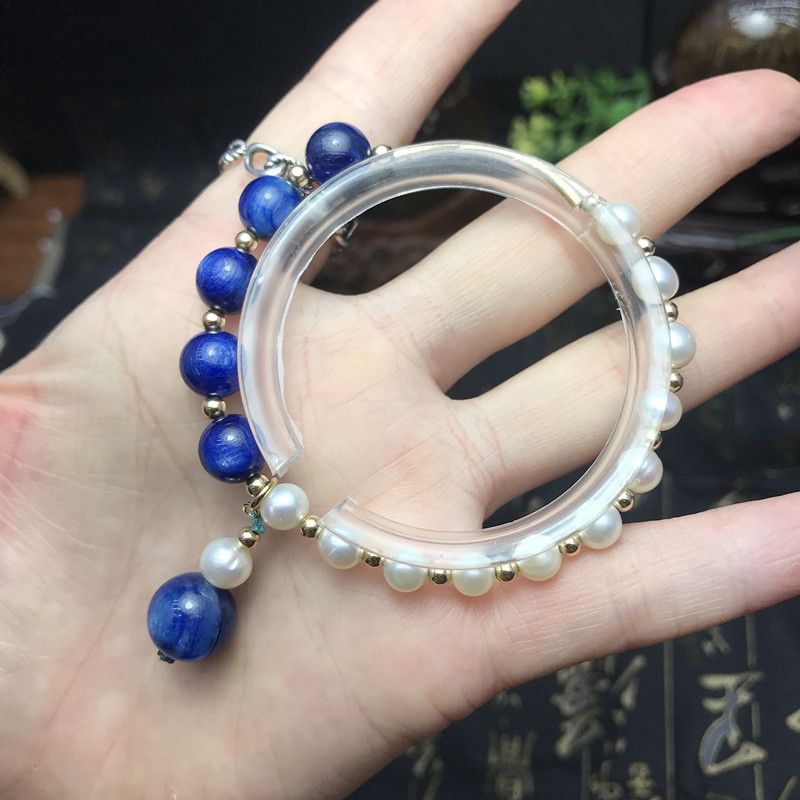 手工编织多包淡水珍珠手链