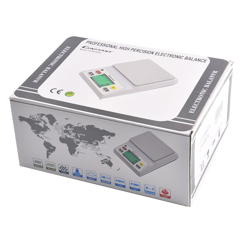 [Constant-653C] Electronic jewelry scale, laboratory balance, high-precision weight scale, green backlight display Application Scenario