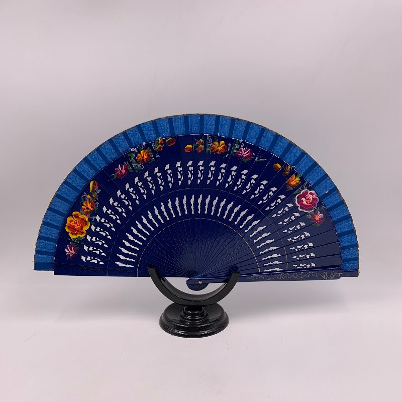 网红汉服甩扇  好开合扇子  旗袍走秀跳舞扇  西班牙跳舞扇  双面画花详情图7