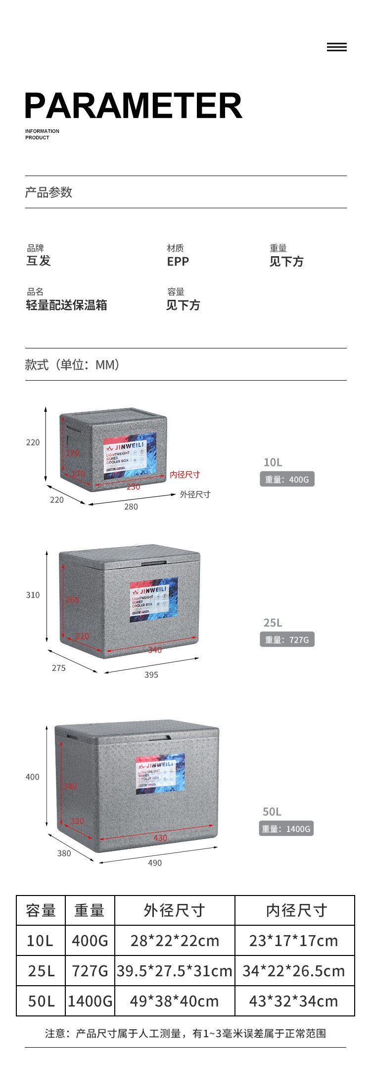 保温箱保冷便携 户外野餐箱车载冷藏箱 保鲜箱保温袋保温包 保温桶-9详情图1