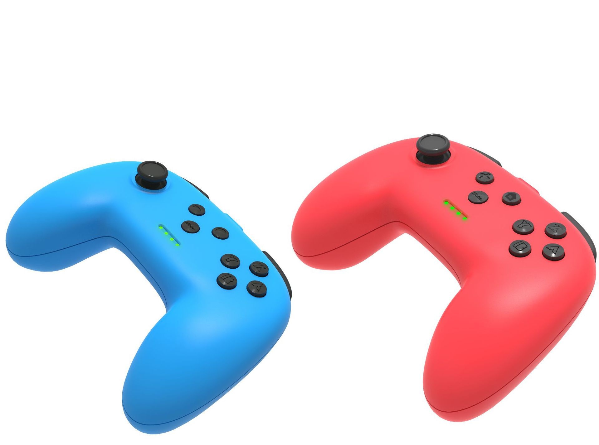 switch pro无线蓝牙游戏手柄NS lite迷你握把手把 双振动喷橡胶油详情图8