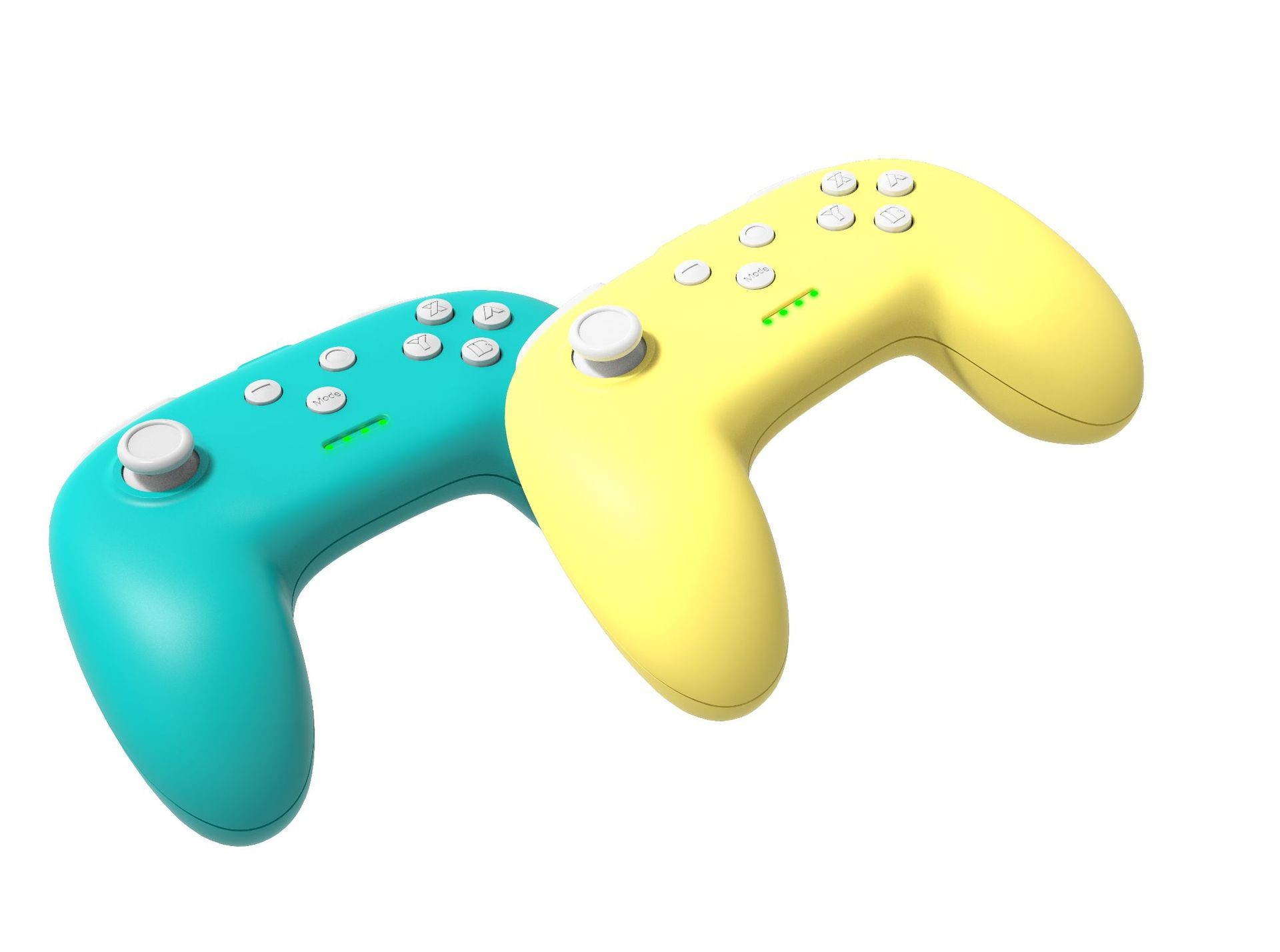 switch pro无线蓝牙游戏手柄NS lite迷你握把手把 双振动喷橡胶油详情图15