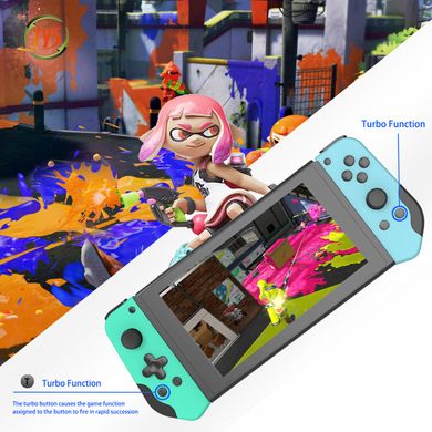 JYS private model JOY CON left and right Bluetooth controller with screenshot vibration dual Turbo continuous transmission Switch controller details Picture