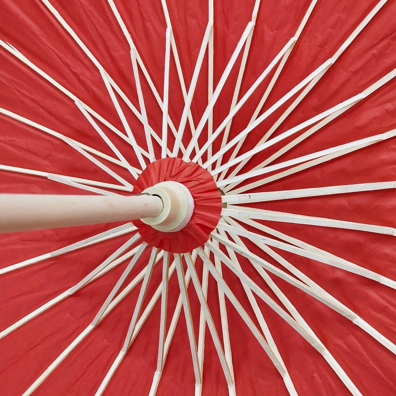 德祯    15CM日式小纸伞   素色手工绘画DIY纸伞详情图7