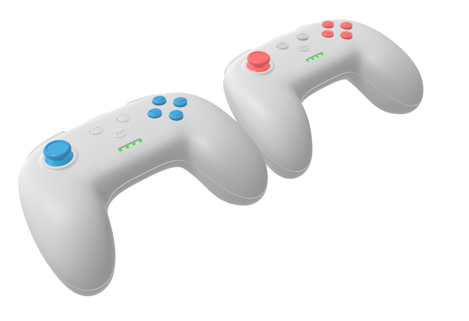 switch pro无线蓝牙游戏手柄NS lite迷你握把手把 双振动喷橡胶油详情图20